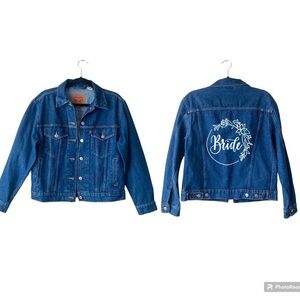 Levi’s Bride Trucker Denim Jean Jacket sz Small